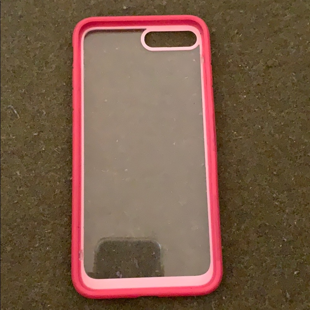 Hot pink and pink iPhone 8 Plus case